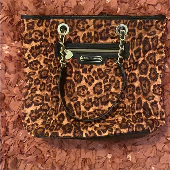 Betsey johnson cheetah print purse Clearance